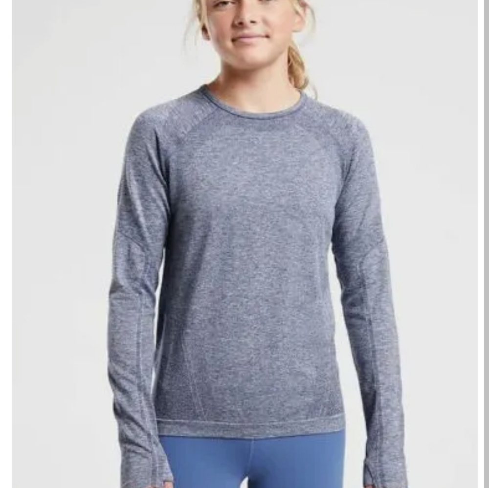 Athleta Girls Power up long sleeve top size L12